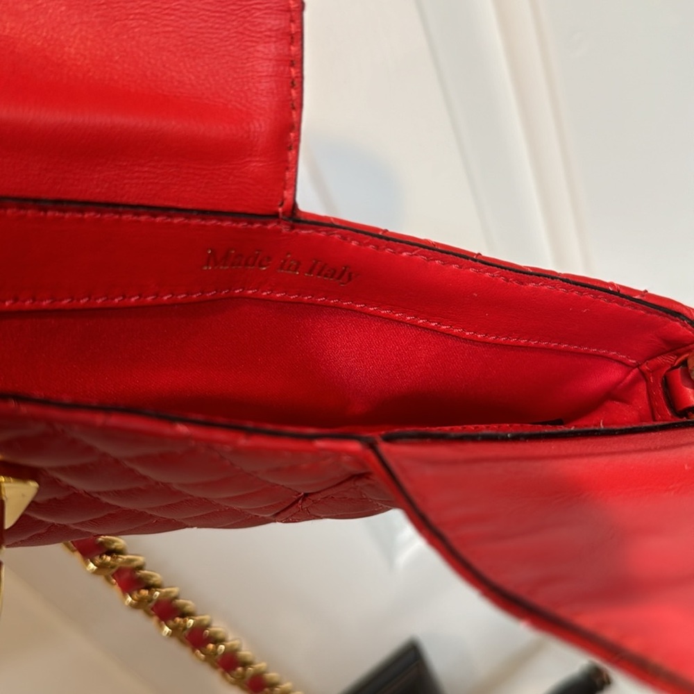 Moschino quilted red crossbody bag - Picture 6 of 7